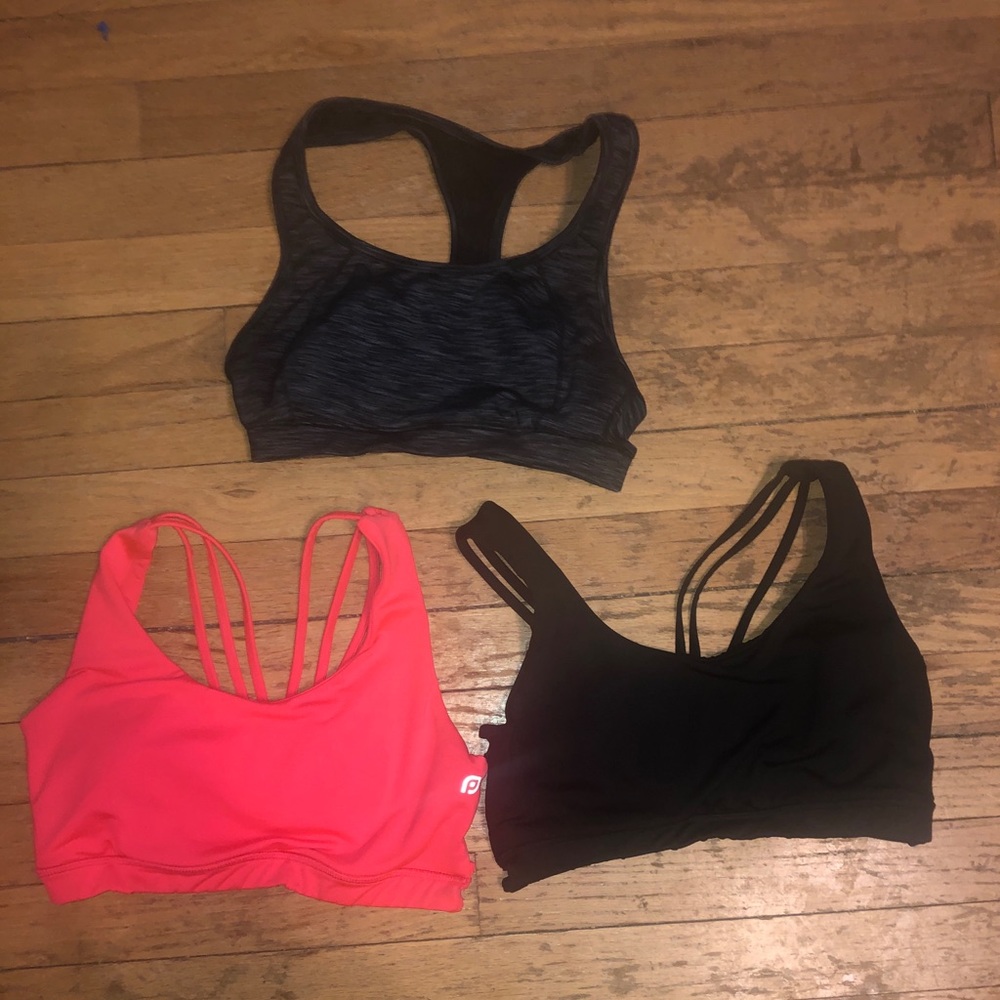Lot of 3 sports bras size small